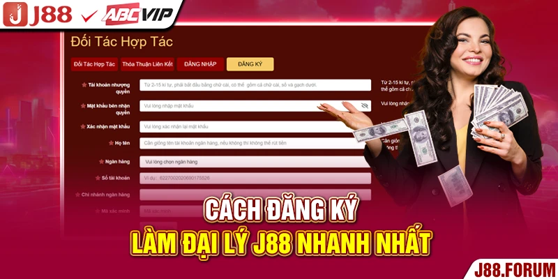 Đại Lý J88 - Cơ Hội Kiếm Tiền Thụ Động Siêu Hấp Dẫn 2026 Cách đăng ký làm đại lý J88 nhanh nhất